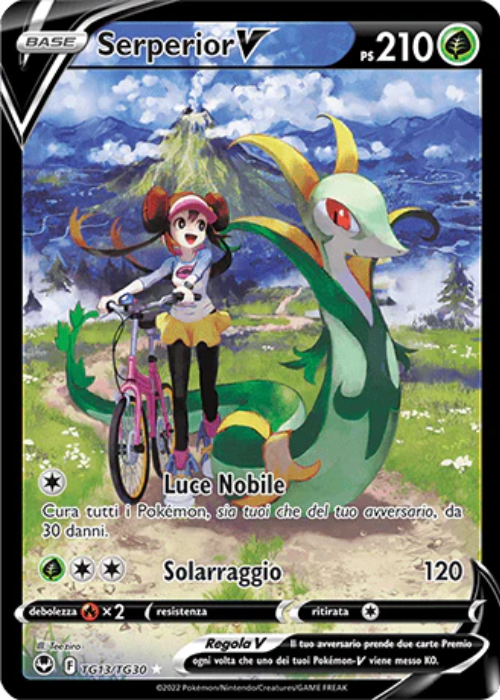 Pokémon Serperior V TG13/TG30 Tempesta Argentata ITA