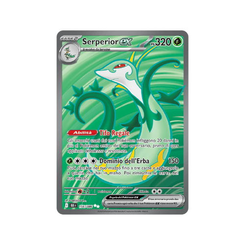 Pokémon Serperior ex 156/086 Luce Nera ITA