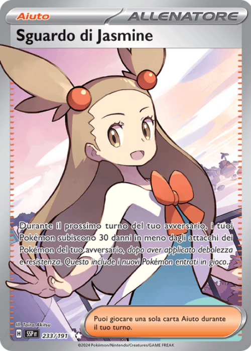 Pokémon Sguardo di Jasmine 233/191 Scintille Folgoranti ITA
