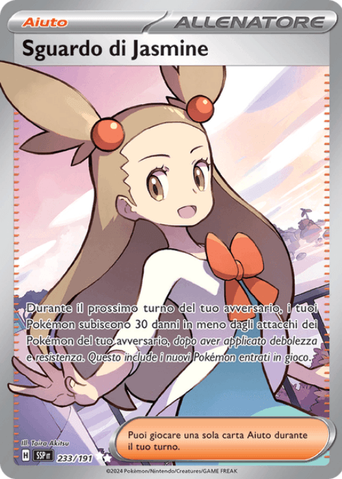 Pokémon Sguardo di Jasmine 233/191 Scintille Folgoranti ITA