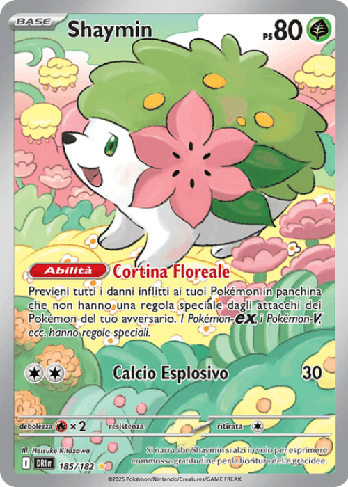 Pokémon Shaymin 185/182 Rivali Predestinati ITA