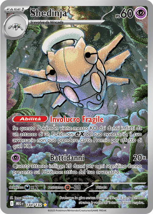 Pokémon Shedinja 144/132 Megaevoluzione ITA