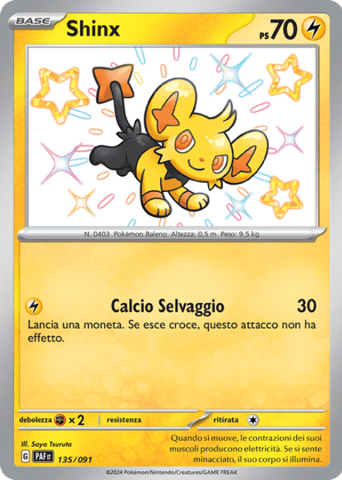Pokémon Shinx 135/091 Destino di Paldea ITA