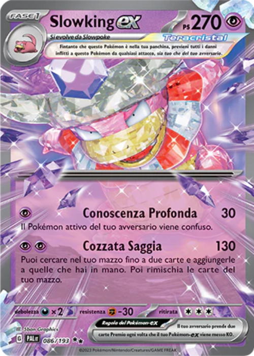 Pokémon Slowking ex 086/193 Evoluzioni a Paldea ITA