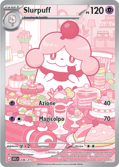 Pokémon Slurpuff 236/217 Ascesa Eroica ITA