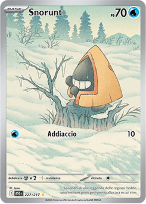 Pokémon Snorunt 227/217 Ascesa Eroica ITA