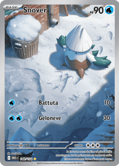 Pokémon Snover 140/132 Megaevoluzione ITA