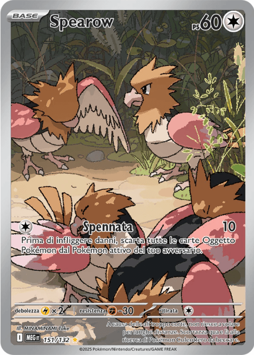 Pokémon Spearow 151/132 Megaevoluzione ITA