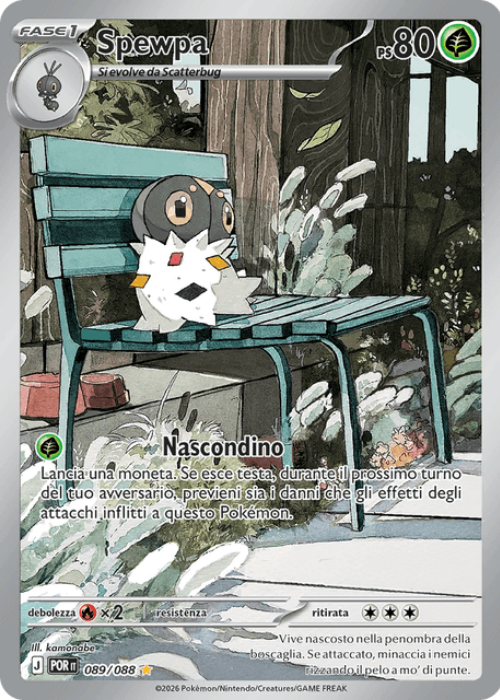 Pokémon Spewpa 089/088 Equilibrio Perfetto ITA