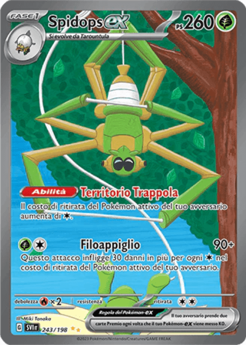 Pokémon Spidops ex 243/198 Scarlatto & Violetto ITA