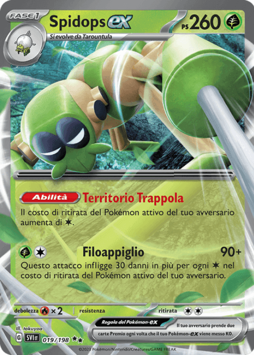 Pokémon Spidops ex 019/198 Scarlatto & Violetto ITA