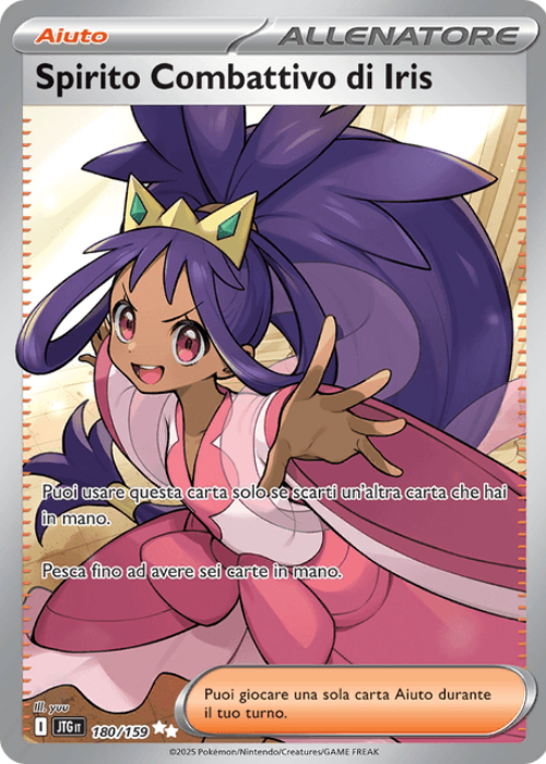 Pokémon Spirito Combattivo di Iris 180/159 Avventure Insieme ITA