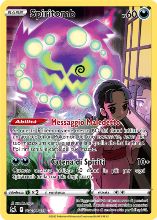 Pokémon Spiritomb TG09/TG30 Origine Perduta ITA