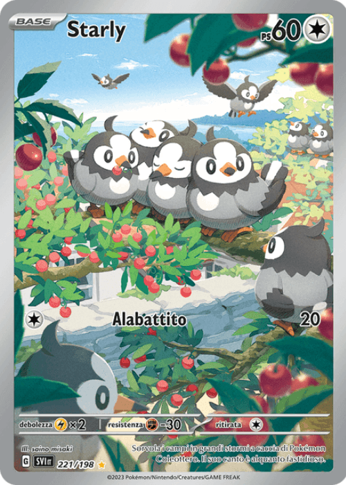 Pokémon Starly 221/198 Scarlatto & Violetto ITA
