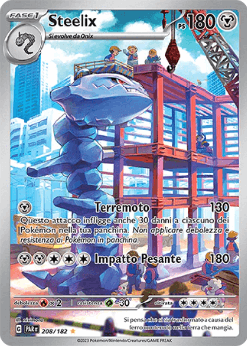 Pokémon Steelix 208/182 Paradosso Temporale ITA