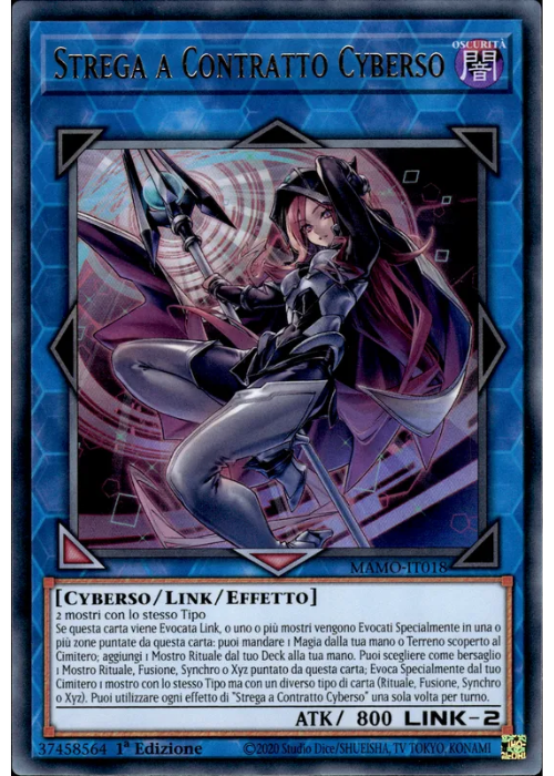 Yu-Gi-Oh! Strega a Contratto Cyberso MAMO 018 I Magnifici Monstri ITA