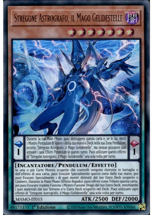 Yu-Gi-Oh! Stregone Astrografo, il Mago Gelidestelle MAMO 015 I Magnifici Monstri ITA