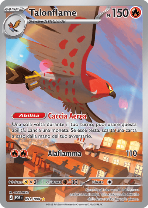 Pokémon Talonflame 091/088 Equilibrio Perfetto ITA