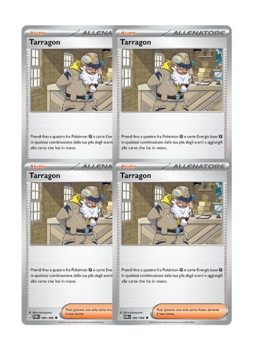 Pokémon 4x Tarragon 085/088 Equilibrio Perfetto ITA