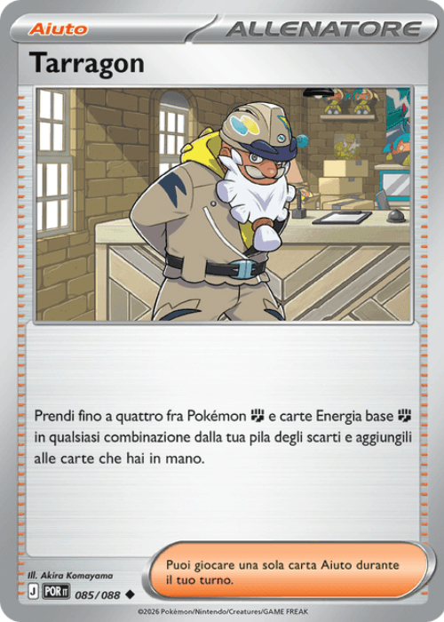 Pokémon 4x Tarragon 085/088 Equilibrio Perfetto ITA