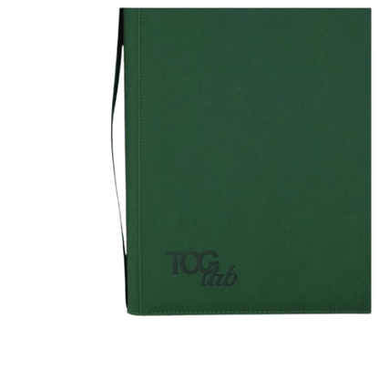 TcgLab Album con Zip Gialla 9 Tasche Verde Foresta