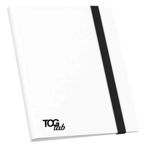 TcgLab Album con elastico 9 Tasche Bianco