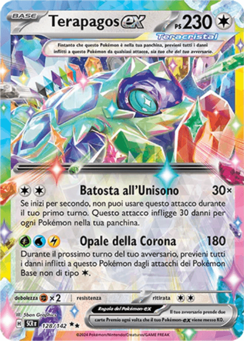 Pokémon Terapagos ex 128/142 Corona Astrale ITA