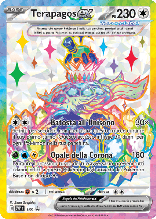 Pokémon Terapagos ex 165 Promo Scarlatto & Violetto ITA