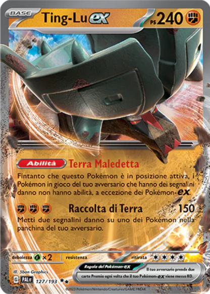 Pokémon Ting-Lu ex 127/193 Evoluzioni a Paldea ITA