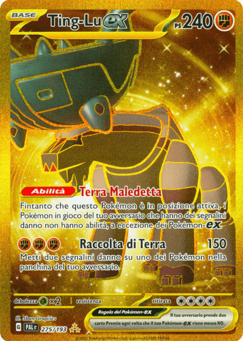 Pokémon Ting-Lu ex 275/193 Evoluzioni a Paldea ITA