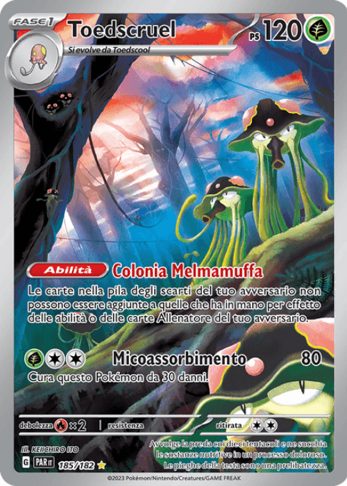 Pokémon Toedscruel 185/182 Paradosso Temporale ITA