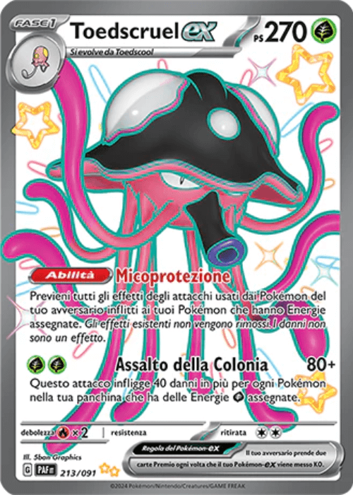 Pokémon Toedscruel ex 213/091 Destino di Paldea ITA