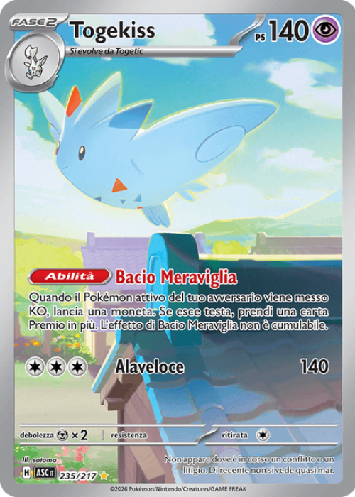 Pokémon Togekiss 235/217 Ascesa Eroica ITA