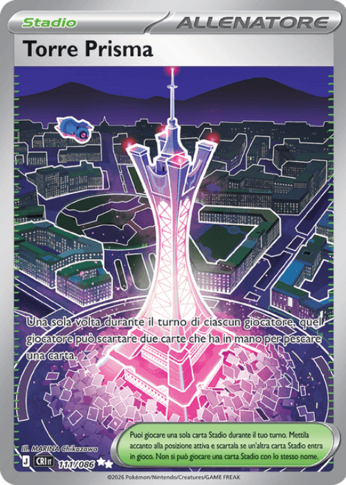 Pokémon Torre Prisma 111/086 Caos Nascente ITA