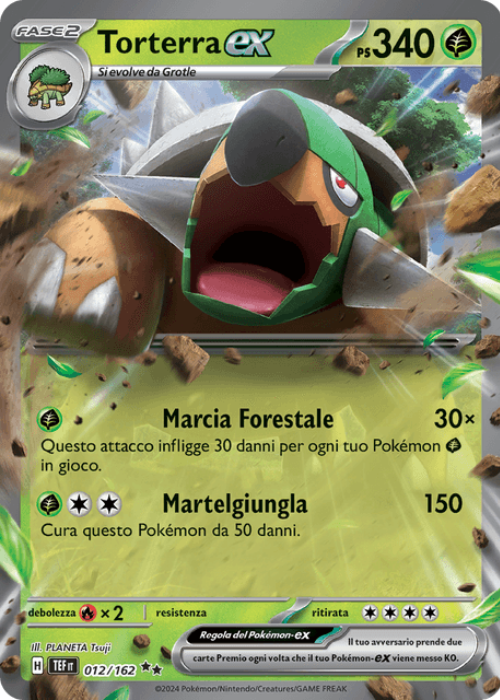 Pokémon Torterra ex 012/162 Cronoforze ITA