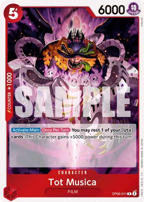 One Piece Tot Musica Rare OP06-011 ENG