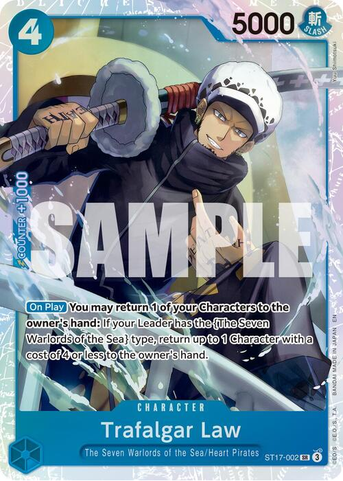 One Piece Trafalgar Law Super Rare Reprint PRB02 ENG
