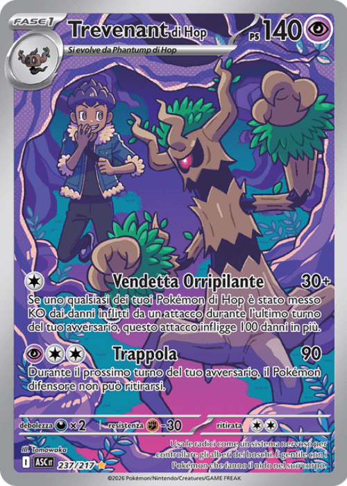 Pokémon Trevenant di Hop 237/217 Ascesa Eroica ITA