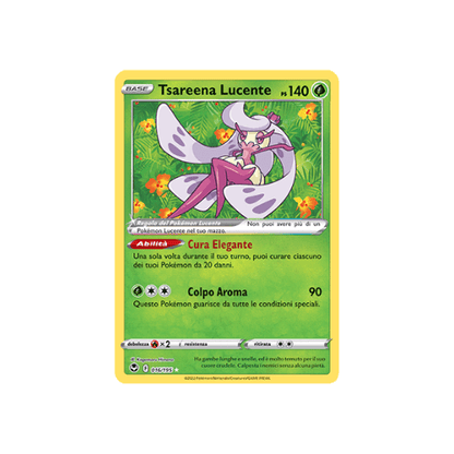 Pokémon Tsareena Lucente 016/195 Tempesta Argentata ITA