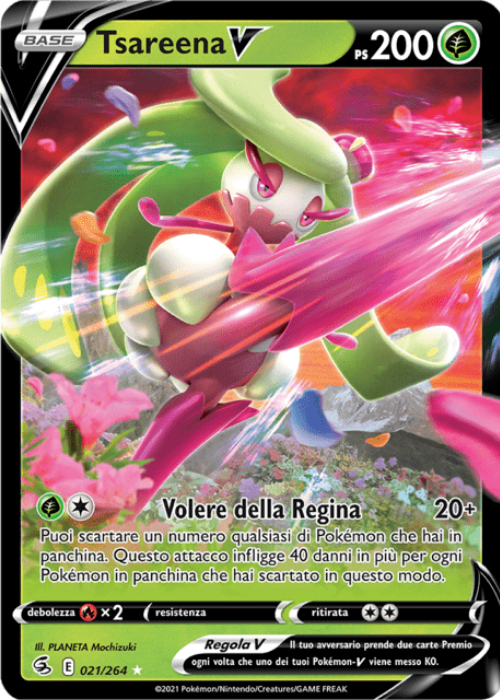 Pokémon Tsareena V 021/264 Colpo Fusione ITA