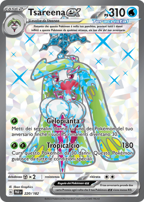 Pokémon Tsareena ex 220/182 Paradosso Temporale ITA