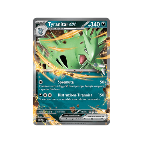 Pokémon Tyranitar ex 064/131 Evoluzioni Prismatiche ITA