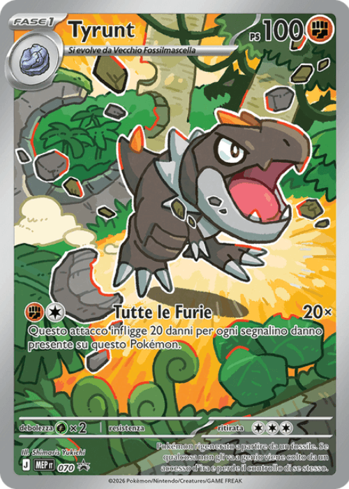 Pokémon Tyrunt 070 Promo Megaevoluzione ITA