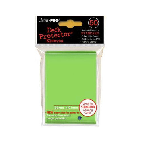 Ultra Pro Confezione 50 Sleeves Standard Verde Chiaro