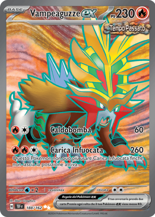 Pokémon Vampeaguzze ex 188/162 Cronoforze ITA