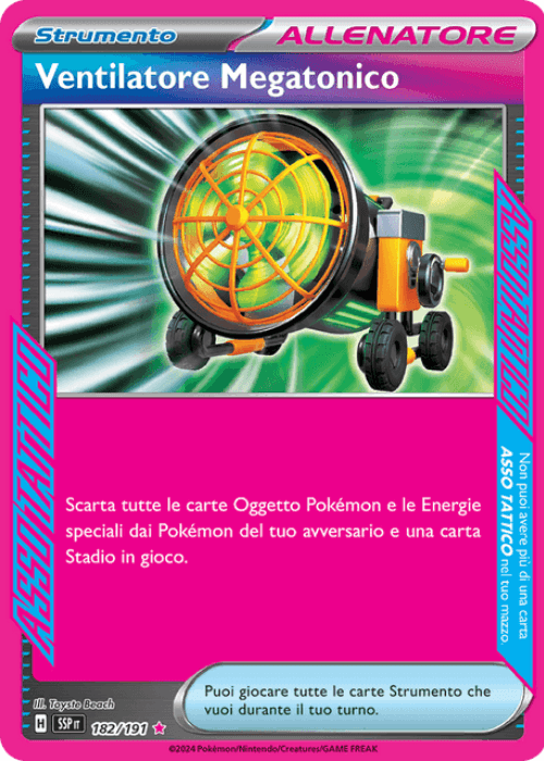 Pokémon Ventilatore Megatonico 182/191 Scintille Folgoranti ITA