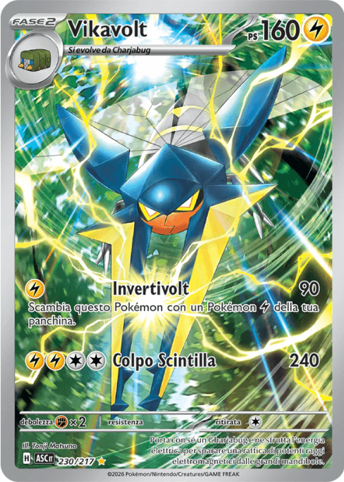 Pokémon Vikavolt 230/217 Ascesa Eroica ITA