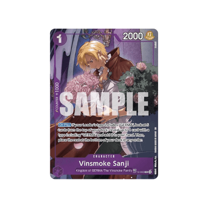 Vinsmoke Sanji OP10-063 Treasure Rare OP12 ENG