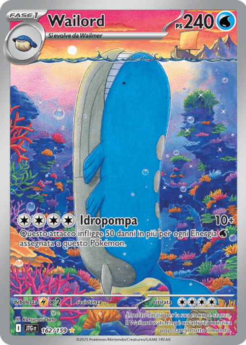 Pokémon Wailord 162/159 Avventure Insieme ITA
