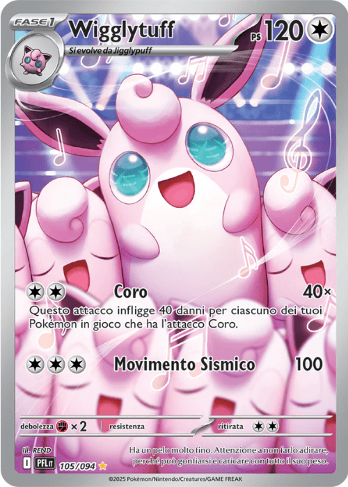 Pokémon Wigglytuff 105/094 Fiamme Spettrali ITA